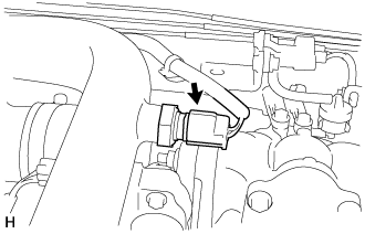 Intake Air Temperature Sensor - Removal. 1VD-FTV ENGINE CONTROL. Land Cruiser URJ200 URJ202 GRJ200 VDJ200