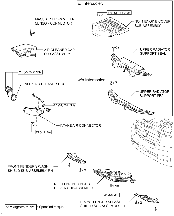 Fuel Cooler (For Engine Room Side) - Components. 1VD-FTV FUEL. Land Cruiser URJ200  URJ202 GRJ200 VDJ200