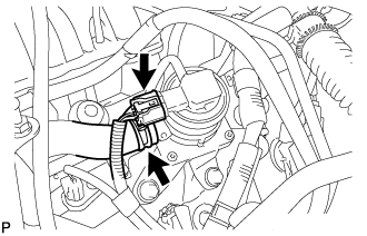 Air Switching Valve (For Bank 1) - Removal. 1UR-FE EMISSION CONTROL. Land Cruiser URJ200 URJ202 GRJ200 VDJ200