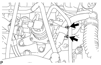 Air Switching Valve (For Bank 1) - Removal. 1UR-FE EMISSION CONTROL. Land Cruiser URJ200 URJ202 GRJ200 VDJ200