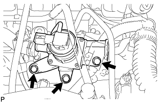Air Switching Valve (For Bank 1) - Removal. 1UR-FE EMISSION CONTROL. Land Cruiser URJ200 URJ202 GRJ200 VDJ200