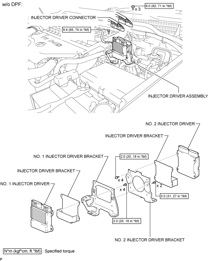 Injector Driver - Components. 1VD-FTV FUEL. Land Cruiser URJ200  URJ202 GRJ200 VDJ200