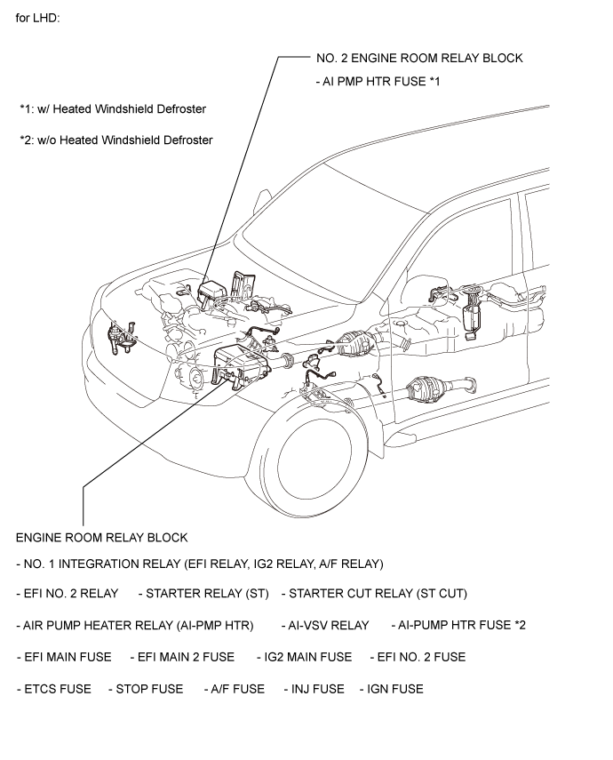 Sfi System - Parts Location. 1UR-FE ENGINE CONTROL. Land Cruiser URJ200  URJ202 GRJ200 VDJ200