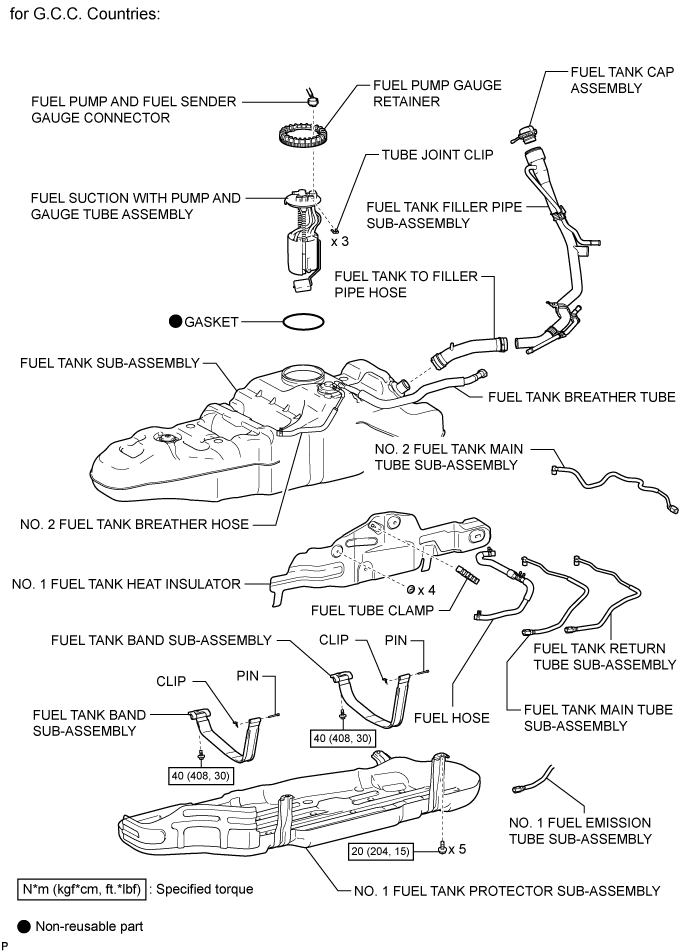 Fuel Tank - Components. 3UR-FE FUEL. Land Cruiser URJ200  URJ202 GRJ200 VDJ200