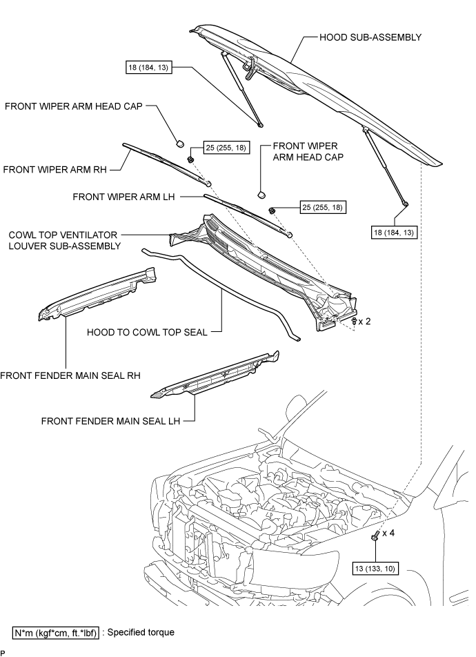 Land Cruiser. Urj200, 202 Grj200 Vdj200.1Gr-Fe Engine Mechanical.Engine.Engine Assembly Components