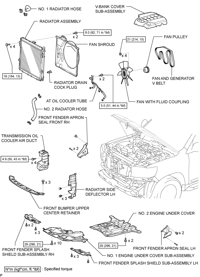 Land Cruiser. Urj200, 202 Grj200 Vdj200.3Ur-Fe Engine Mechanical.Engine.Camshaft Components
