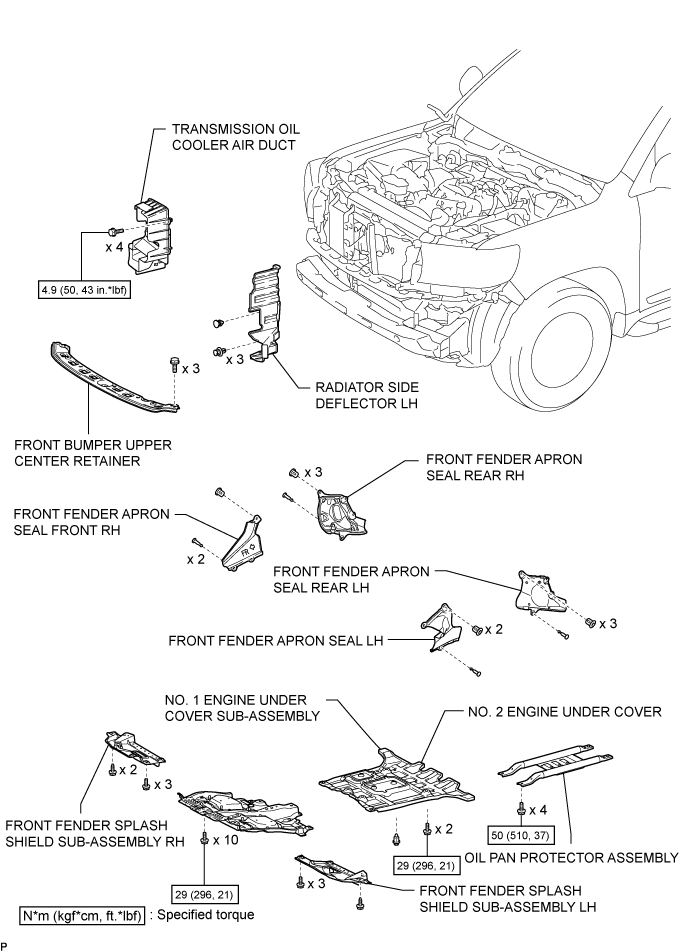 Land Cruiser. Urj200, 202 Grj200 Vdj200.3Ur-Fe Engine Mechanical.Engine.Engine Assembly Components