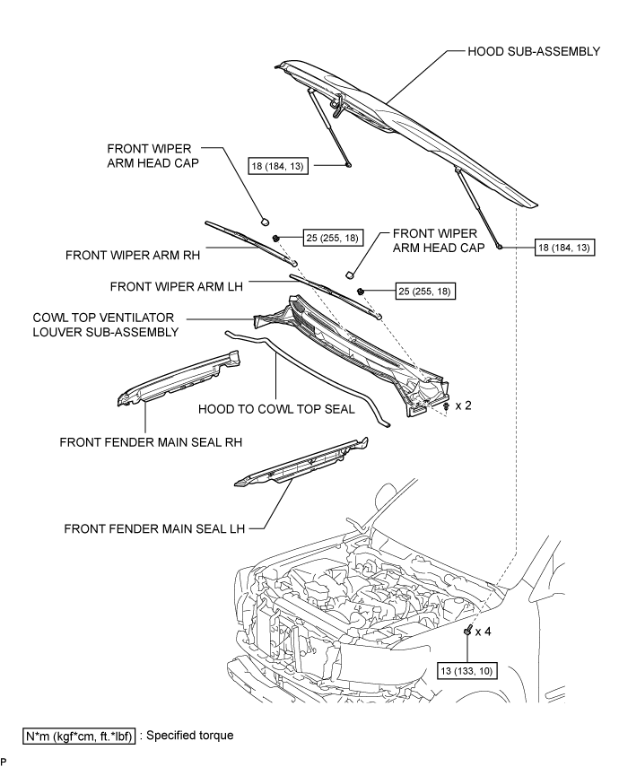 Land Cruiser. Urj200, 202 Grj200 Vdj200.3Ur-Fe Engine Mechanical.Engine.Engine Assembly Components