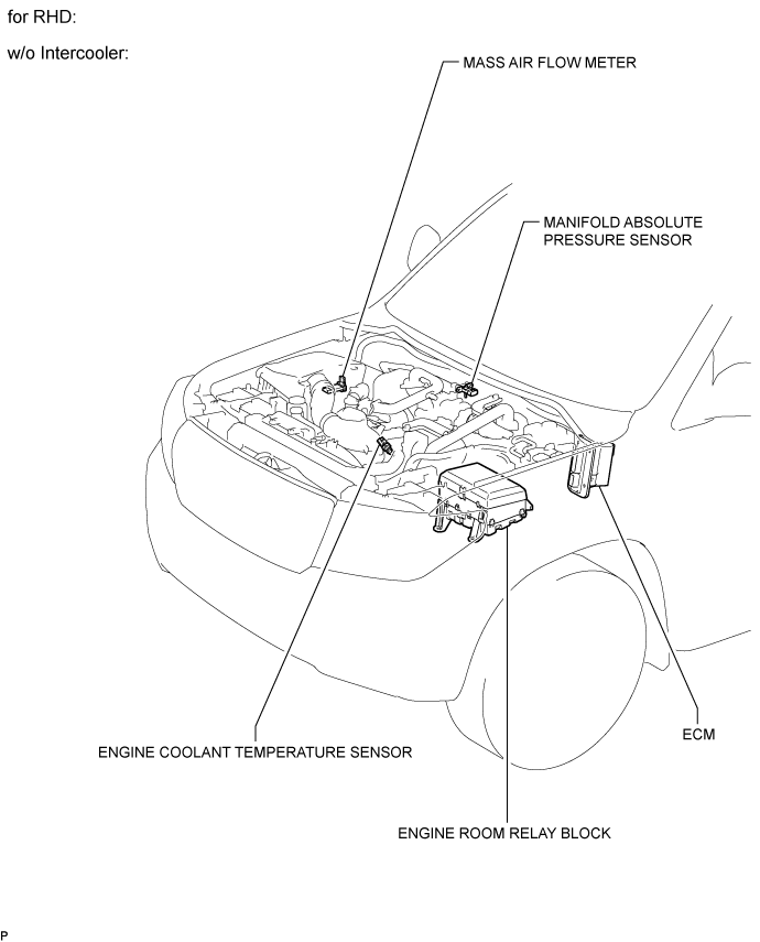 Land Cruiser. Urj200, 202 Grj200 Vdj200.1Vd-Ftv Intake Exhaust.Intake System.Intake System  Parts Location