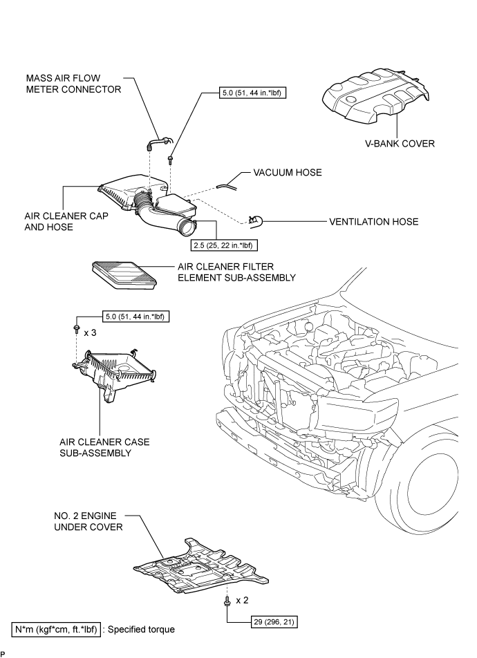 Land Cruiser. Urj200, 202 Grj200 Vdj200.1Gr-Fe Engine Mechanical.Engine.Engine Assembly Components