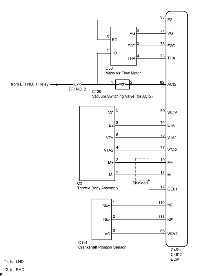 Land Cruiser. Urj200, 202 Grj200 Vdj200.1Ur-Fe Intake Exhaust.Intake System.Intake System System Diagram