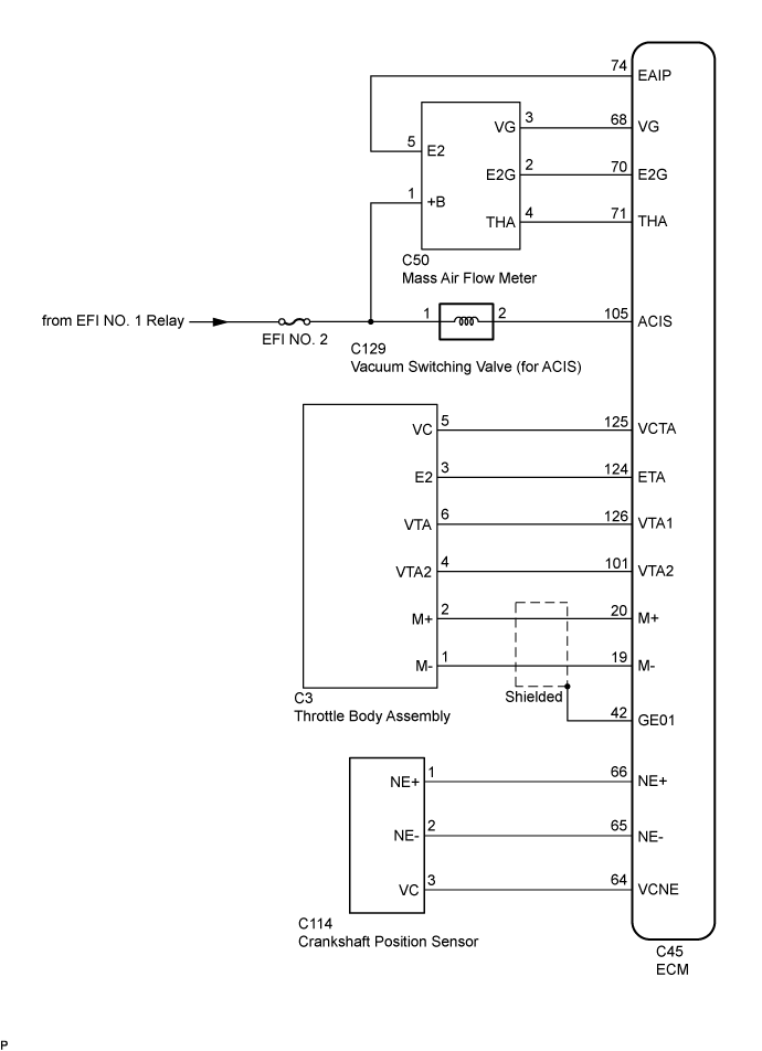 Land Cruiser. Urj200, 202 Grj200 Vdj200.3Ur-Fe Intake Exhaust.Intake System.Intake System  System Diagram