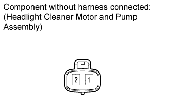 Headlight Cleaner Motor - Inspection. WIPER / WASHER. Land Cruiser URJ200  URJ202 GRJ200 VDJ200