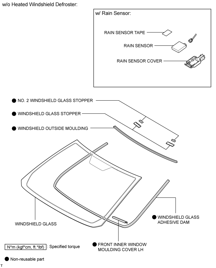 Windshield Glass - Components. WINDOW / GLASS. Land Cruiser URJ200  URJ202 GRJ200 VDJ200