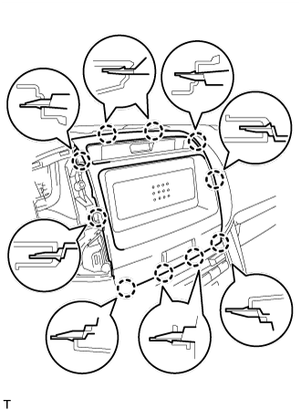 Hazard Warning Switch - Removal. LIGHTING EXT. Land Cruiser URJ200  URJ202 GRJ200 VDJ200