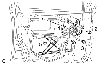 Power Window Regulator Motor (For Front Door) - Installation. WINDOW / GLASS. Land Cruiser URJ200  URJ202 GRJ200 VDJ200