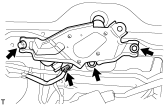 Rear Wiper Motor - Installation. WIPER / WASHER. Land Cruiser URJ200  URJ202 GRJ200 VDJ200