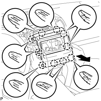 Radio Receiver (W/O Stereo Component Amplifier) - Removal. AUDIO / VIDEO. Land Cruiser URJ200 URJ202 GRJ200 VDJ200