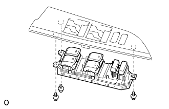 Power Window Master Switch - Removal. WINDOW / GLASS. Land Cruiser URJ200  URJ202 GRJ200 VDJ200