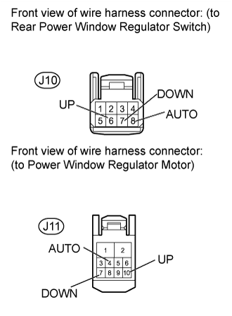 Power Window Control System (For Models With Jam Protection Function On 4 Windows) - Rear Power Window Lh Does Not Operate With Rear Power Window Switch Lh. WINDOW / GLASS. Land Cruiser URJ200  URJ202 GRJ200 VDJ200