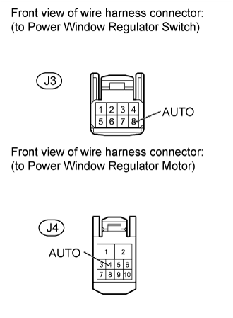 Power Window Control System (For Models With Jam Protection Function On 4 Windows) - Rear Power Window Rh Auto Up / Down Function Does Not Operate With Rear Power Window Switch Rh. WINDOW / GLASS. Land Cruiser URJ200  URJ202 GRJ200 VDJ200