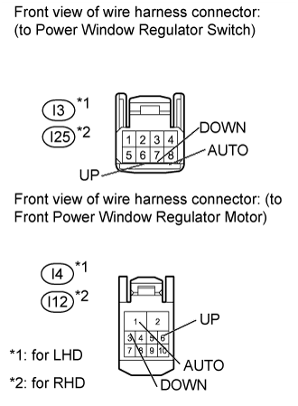 Power Window Control System (For Models With Jam Protection Function On 4 Windows) - Front Passenger Side Power Window Does Not Operate With Front Passenger Side Power Window Switch. WINDOW / GLASS. Land Cruiser URJ200  URJ202 GRJ200 VDJ200