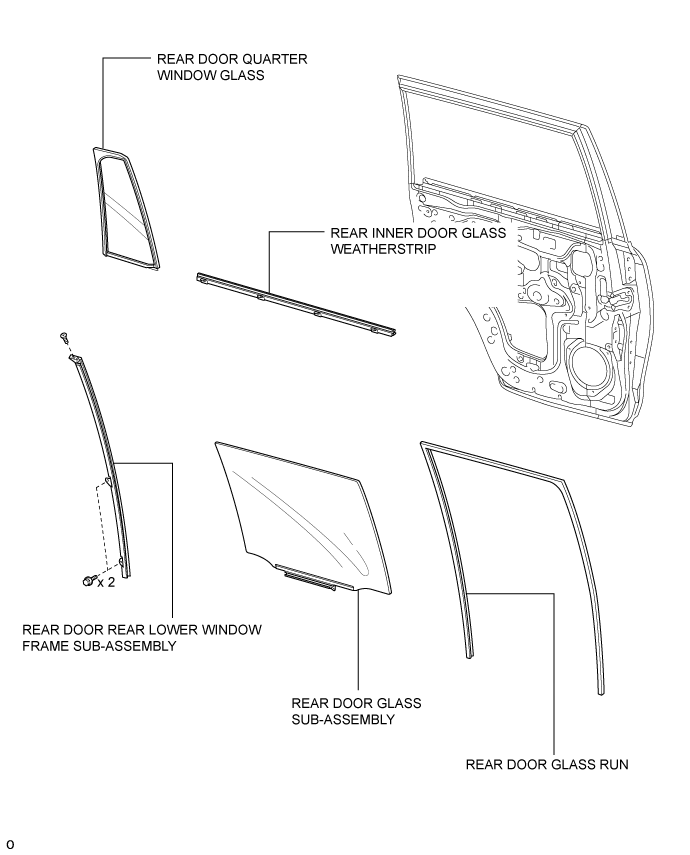 Power Window Regulator Motor (For Rear Door) - Components. WINDOW / GLASS. Land Cruiser URJ200  URJ202 GRJ200 VDJ200