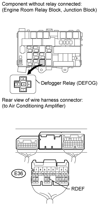 Window Defogger System - Rear Window Defogger System Does Not Operate. WINDOW / GLASS. Land Cruiser URJ200  URJ202 GRJ200 VDJ200