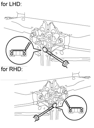 Hood Lock Control Cable Assembly - Removal. DOOR / HATCH. Land Cruiser URJ200  URJ202 GRJ200 VDJ200