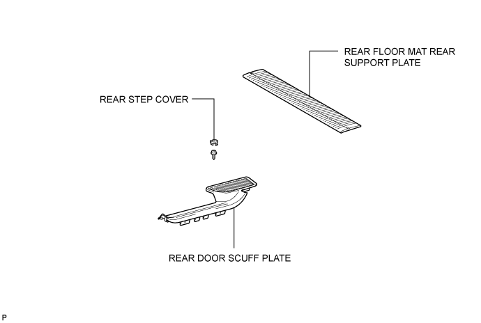Rear No. 2 Seat Outer Belt Assembly - Components. SEAT BELT. Land Cruiser URJ200  URJ202 GRJ200 VDJ200