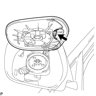 Outer Rear View Mirror - Reassembly. MIRROR EXT. Land Cruiser URJ200  URJ202 GRJ200 VDJ200