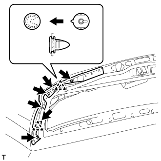 Power Back Door Touch Sensor - Removal. DOOR / HATCH. Land Cruiser URJ200  URJ202 GRJ200 VDJ200