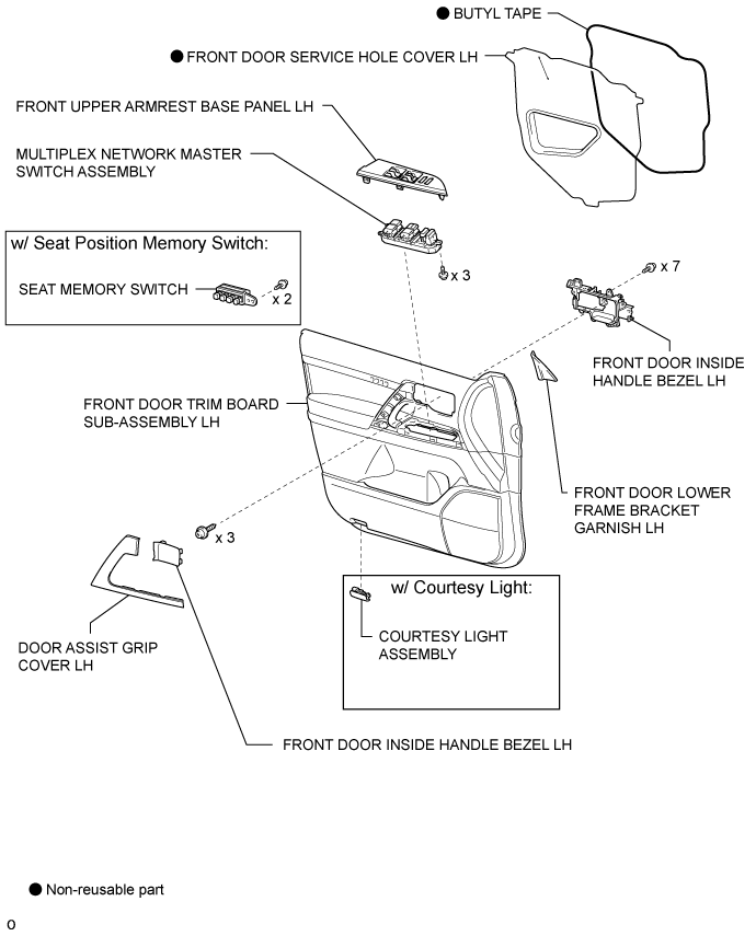 Front Door - Components. DOOR / HATCH. Land Cruiser URJ200  URJ202 GRJ200 VDJ200