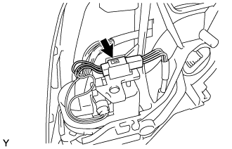 Outer Rear View Mirror - Disassembly. MIRROR EXT. Land Cruiser URJ200  URJ202 GRJ200 VDJ200