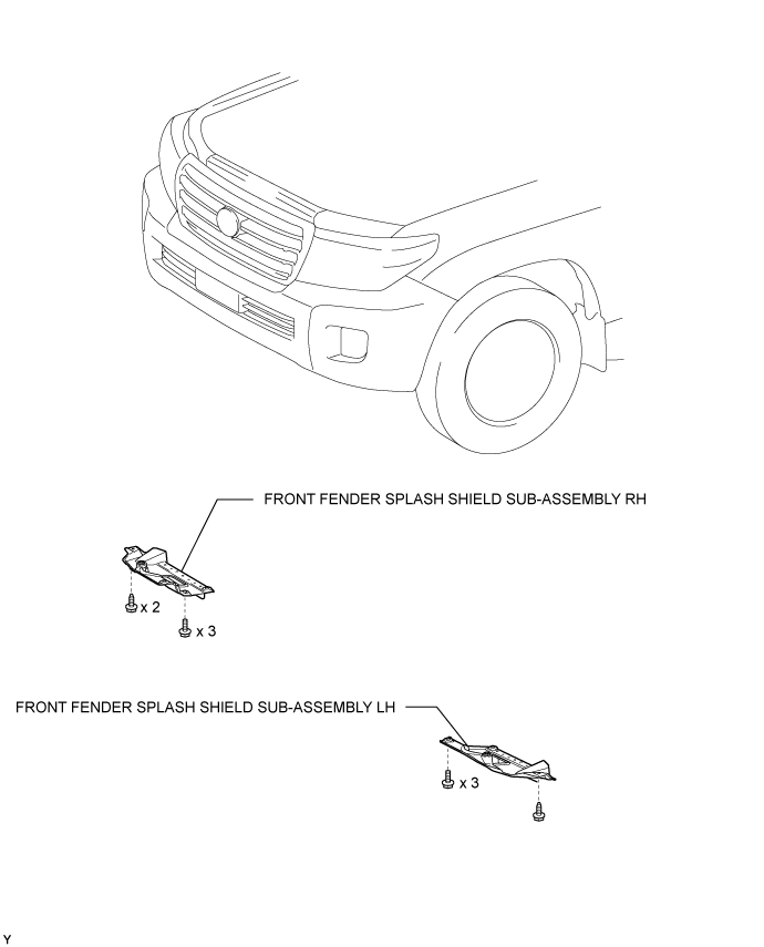 Front Bumper (For Standard) - Components. EXTERIOR PANELS / TRIM. Land Cruiser URJ200  URJ202 GRJ200 VDJ200