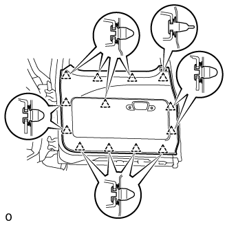 Back Door (For Double Swing Out Type) - Disassembly. DOOR / HATCH. Land Cruiser URJ200  URJ202 GRJ200 VDJ200