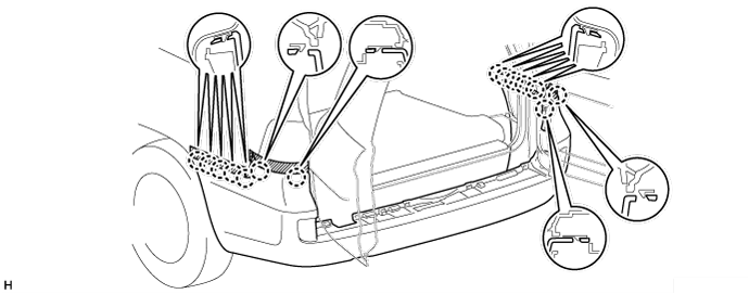 Rear Bumper (For Double Swing Out Type) - Removal. EXTERIOR PANELS / TRIM. Land Cruiser URJ200  URJ202 GRJ200 VDJ200