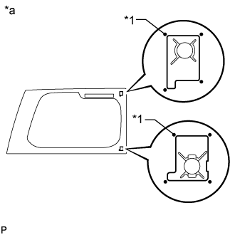 Back Door Glass (For Double Swing Out Type) - Installation. WINDOW / GLASS. Land Cruiser URJ200  URJ202 GRJ200 VDJ200