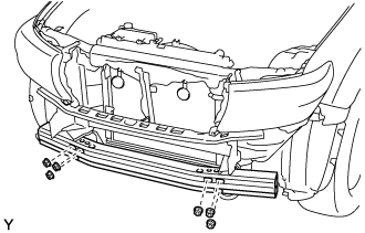 Front Bumper (For Standard) - Removal. EXTERIOR PANELS / TRIM. Land Cruiser URJ200  URJ202 GRJ200 VDJ200