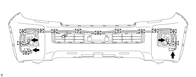 Front Bumper (For Standard) - Disassembly. EXTERIOR PANELS / TRIM. Land Cruiser URJ200  URJ202 GRJ200 VDJ200