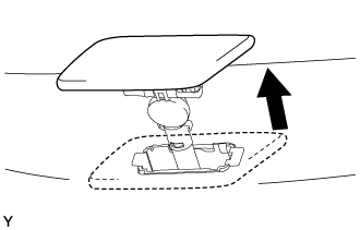 Headlight Cleaner Actuator - Removal. WIPER / WASHER. Land Cruiser URJ200  URJ202 GRJ200 VDJ200