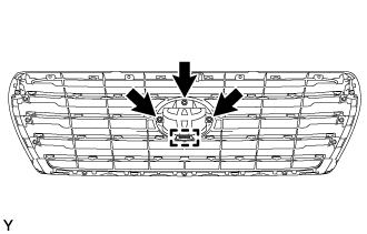 Radiator Grille - Disassembly. EXTERIOR PANELS / TRIM. Land Cruiser URJ200  URJ202 GRJ200 VDJ200