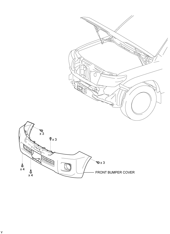 Front Bumper (W/ Winch) - Components. EXTERIOR PANELS / TRIM. Land Cruiser URJ200  URJ202 GRJ200 VDJ200