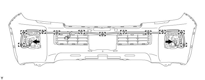 Front Bumper (W/ Winch) - Disassembly. EXTERIOR PANELS / TRIM. Land Cruiser URJ200  URJ202 GRJ200 VDJ200