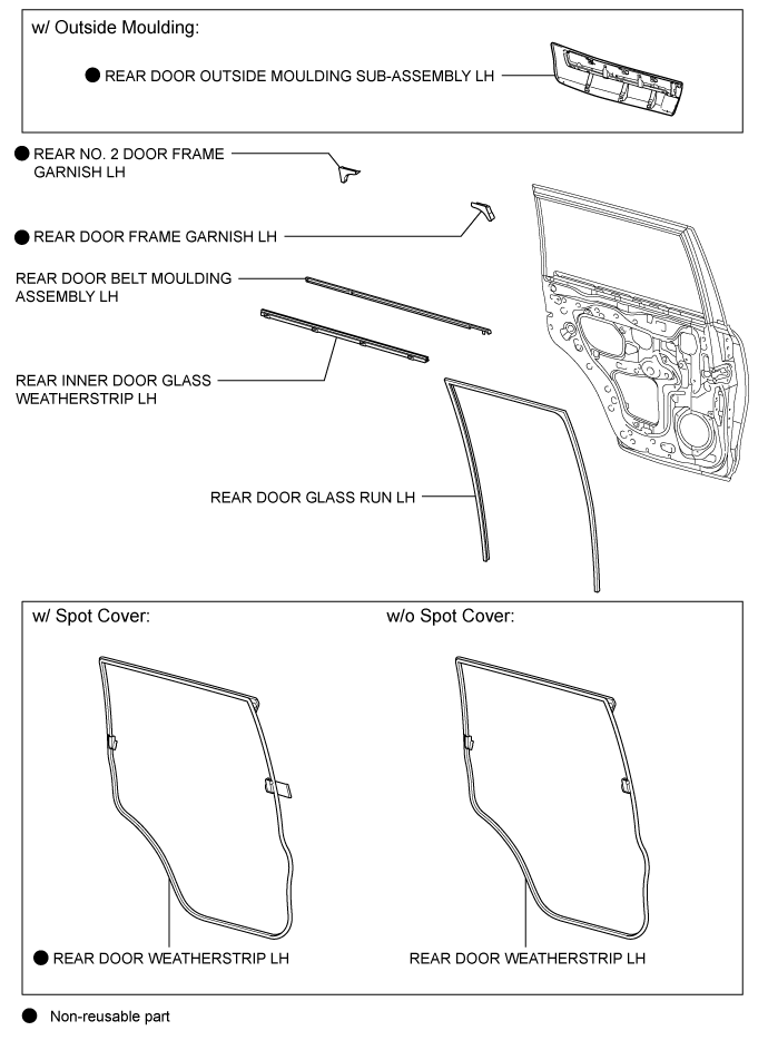 Rear Door - Components. DOOR / HATCH. Land Cruiser URJ200  URJ202 GRJ200 VDJ200