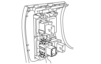 Power Back Door Control Switch - Removal. DOOR / HATCH. Land Cruiser URJ200  URJ202 GRJ200 VDJ200