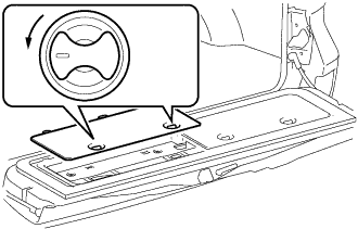 Back Door Garnish (W/ Tire Carrier) - Removal. EXTERIOR PANELS / TRIM. Land Cruiser URJ200  URJ202 GRJ200 VDJ200