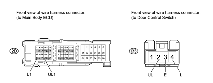 Power Door Lock Control System - All Doors Lock/Unlock Functions Do Not Operate Via Door Control Switch. DOOR LOCK. Land Cruiser URJ200 URJ202 GRJ200 VDJ200
