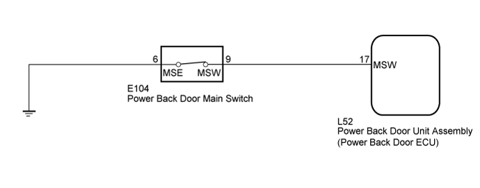 Power Back Door System - Main Switch Circuit. DOOR / HATCH. Land Cruiser URJ200  URJ202 GRJ200 VDJ200