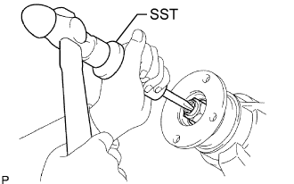 Rear Differential Carrier Oil Seal - Replacement. AXLE AND DIFFERENTIAL. Land Cruiser URJ200  URJ202 GRJ200 VDJ200